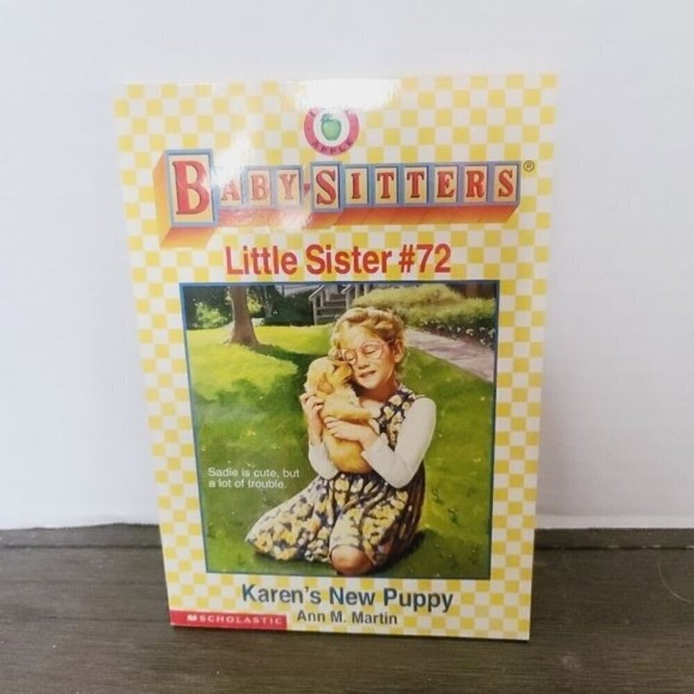 Vintage 90s Babysitters Club Little Sister #72 Karen's New Puppy Book